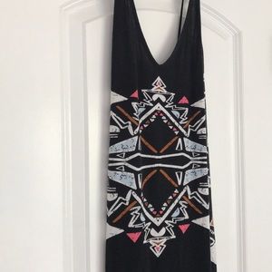 Tribal Print Knit Maxi Dress - SO SOFT!